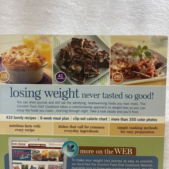 Taste of Home Comfort Food Diet Cookbook Lose Weight 433 Recipes - Picture 3 of 12